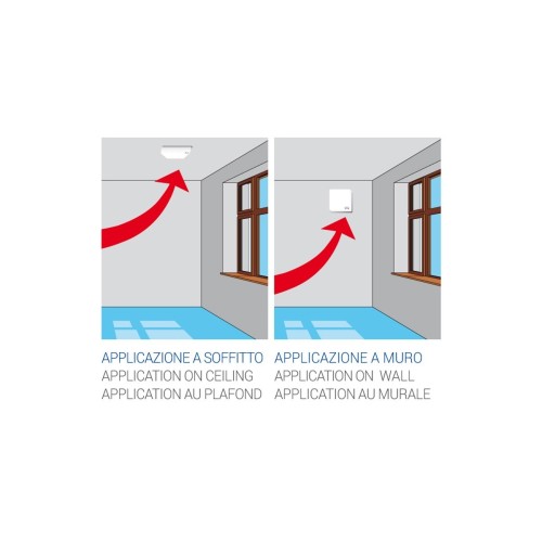 Aspiratore Bagno Compatto 80mm 60m³/h...