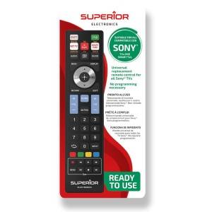 elecomando universale nero compatibile con TV Sony dal 2000 | Superior SUPTRB009