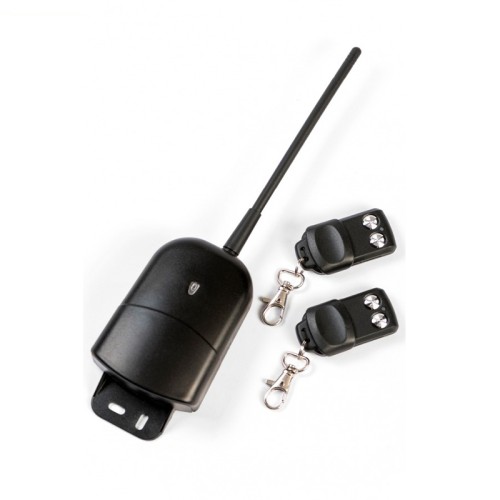 Kit ricevitore esterno 433,92 MHz con 2 radiocomandi autoapprendenti per cancelli e luci | SUPRK002