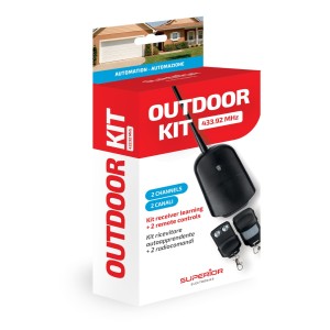 kit ricevitore radiocomandi Superior SUPRK002 per cancello 433,92 MHz 2