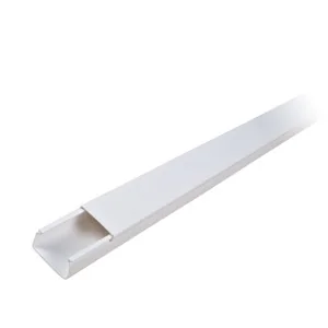 Canalina elettrica 100x40mm bianca PVC per cavi ufficio battiscopa ELMARK 2 metri
