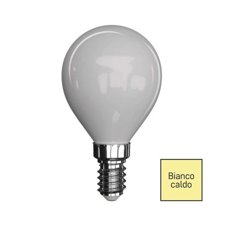 Lampadina LED Filamento E14 3.4W (40W) 470lm 2700K Sfera Opale | EMOS ZF7220