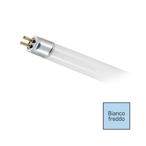 Tubo Fluorescente T5 G5 13W 6500K 517mm Luce Bianca Fredda
