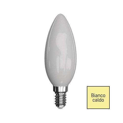 Lampadina LED Filamento Oliva E14 3.4W (40W) E14 470lm 2700K Finitura Opale | EMOS ZF4220