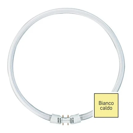 Lampadina 2GX13 22W 3000K luce calda circolina T5 ricambio plafoniera 225mm