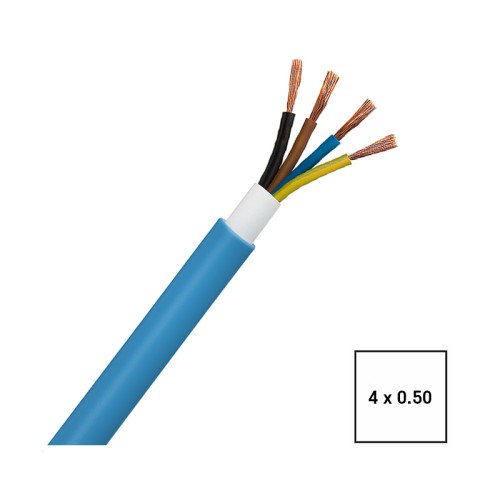cavo automazione 4x0.50 mm² blu
