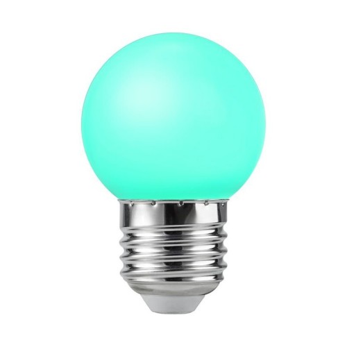 Lampadina LED Sfera E27 1W 230V Verde... Lampadina LED Sfera E27 1W 230V Verde...