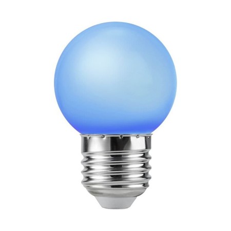 Lampadina LED Sfera E27 1W 230V Blu per Feste e Decorazioni |SPL L027241226