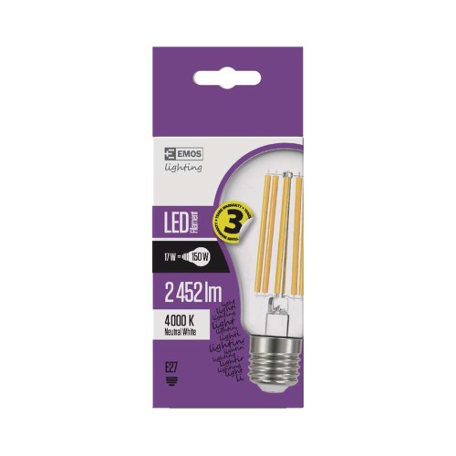 Lampadina LED filamento E27 17W...