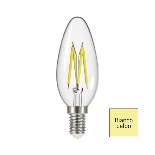 Lampadina LED Filamento Oliva E14 6W... Lampadina LED Filamento Oliva E14 6W...