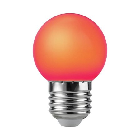 Lampadina LED Sfera E27 1W 230V Rossa per Feste e Decorazionii |SPL L027241222