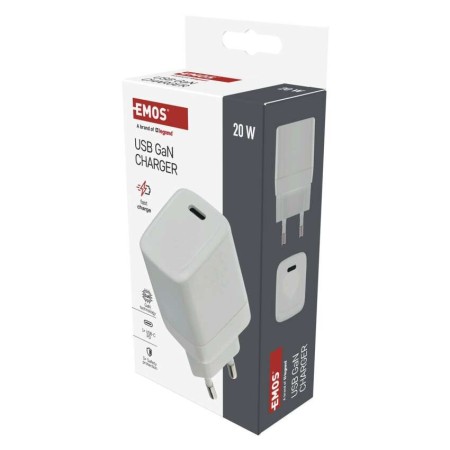 Caricabatterie Rapido 20W USB-C iPhone Samsung | EMOS V01G20