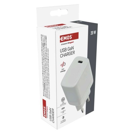 Caricabatterie Rapido 20W USB-C iPhone Samsung | EMOS V01G20