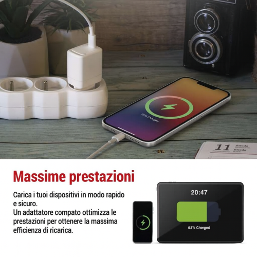 Caricabatterie Rapido 20W USB-C... Caricabatterie Rapido 20W USB-C...