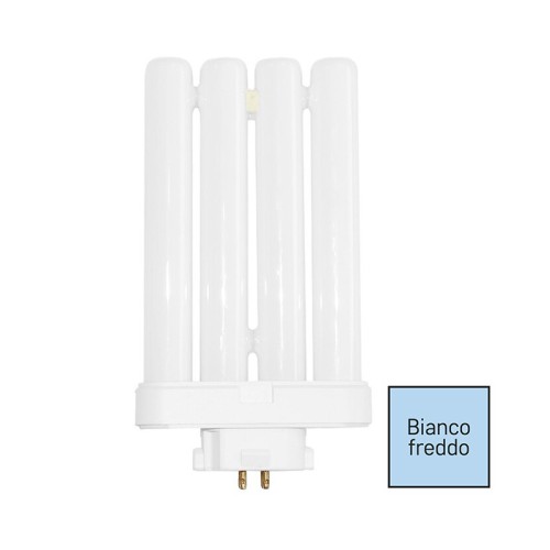 Lampadina CFL FML 27W 6500K GX10Q-4 fluorescente compatta 4 tubi U attacco 4 pin ricambio professionale daylight