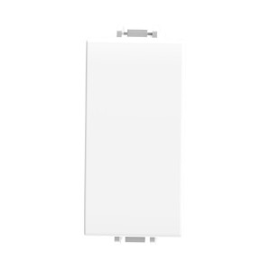 Falso polo bianco ECOVA compatibile Vimar Plana modulo placca cieca copertura vuoto ricambio installazione diretta