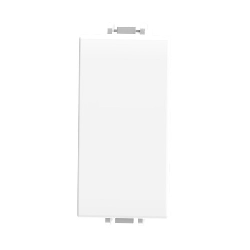 Falso polo bianco ECOVA compatibile Vimar Plana modulo placca cieca copertura vuoto ricambio installazione diretta