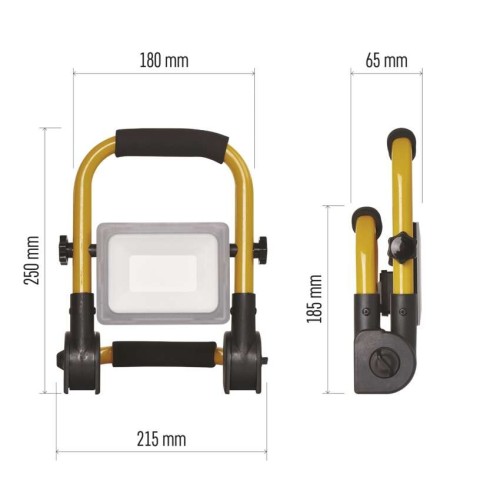 Faretto da Cantiere Portatile LED 21W... Faretto da Cantiere Portatile LED 21W...