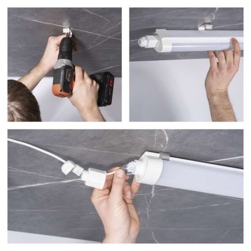 Plafoniera LED Stagna DUSTY 36W IP65...