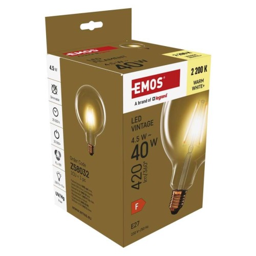Lampadina LED Globo Vintage G125 E27... Lampadina LED Globo Vintage G125 E27...