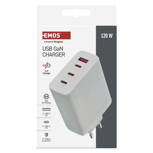 Caricabatterie USB 120W GaN PD 4... Caricabatterie USB 120W GaN PD 4...