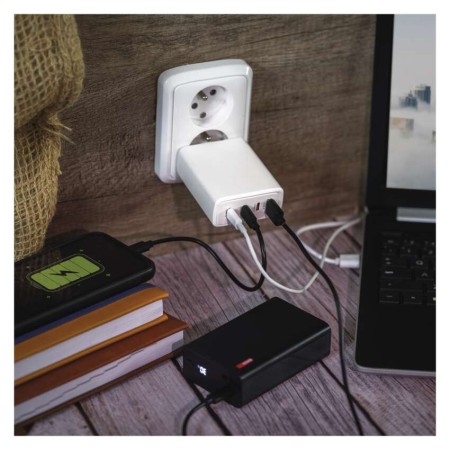 Caricabatterie USB 120W GaN PD 4 Porte Universale | EMOS V06G120