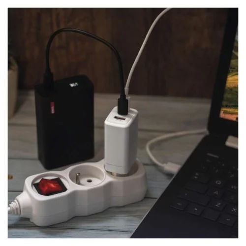 Caricabatterie USB 65W GaN PD 3 Porte...