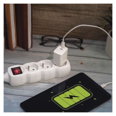 Caricabatterie USB-C 35W GaN PD 2 Porte Laptop e Smartphone | EMOS V03G35