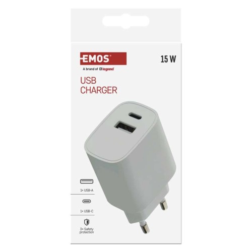 Caricabatterie USB 15W Basic 2 Porte... Caricabatterie USB 15W Basic 2 Porte...