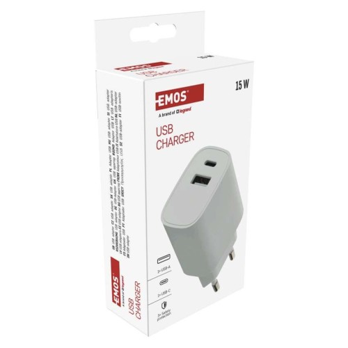 Caricabatterie USB 15W Basic 2 Porte... Caricabatterie USB 15W Basic 2 Porte...