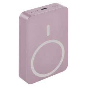 powerbank wireless rosa salmone EMOS B0551S 10000mAh USB-C Qi 2