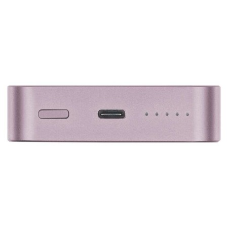 Power bank EMOS Rosa Salmone 10000mAh wireless MagSafe e USB-C 20W, compatto e sicuro per viaggi e smartphone | EMOS B0551S