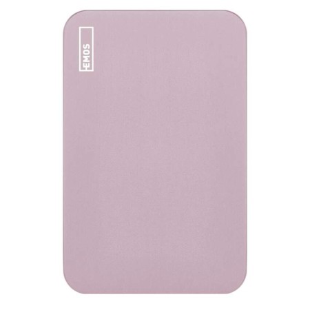 Power bank EMOS Rosa Salmone 10000mAh wireless MagSafe e USB-C 20W, compatto e sicuro per viaggi e smartphone | EMOS B0551S