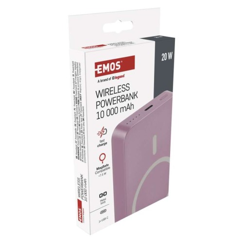 Power bank EMOS Rosa Salmone 10000mAh... Power bank EMOS Rosa Salmone 10000mAh...