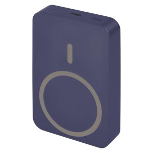 power bank EMOS B0551BL blu 10000mAh wireless MagSafe USB-C 20W compatibile iPhone Samsung 2