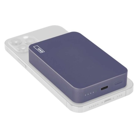 Power bank EMOS Blu 10000mAh wireless MagSafe e USB-C 20W, compatto e sicuro per viaggi e smartphone | EMOS B0551BL