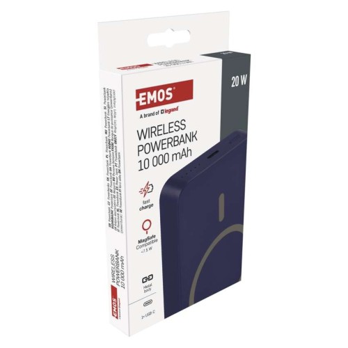 Power bank EMOS Blu 10000mAh wireless... Power bank EMOS Blu 10000mAh wireless...