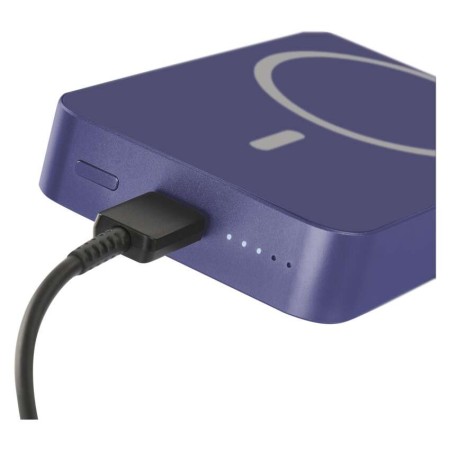 Power bank EMOS Blu 10000mAh wireless MagSafe e USB-C 20W, compatto e sicuro per viaggi e smartphone | EMOS B0551BL