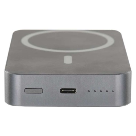 Power bank EMOS Grigio 10000mAh wireless MagSafe e USB-C 20W, compatto e sicuro per viaggi e smartphone | EMOS B0551GY