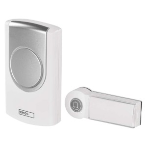 campanello senza fili bianco EMOS P5723 100m 75dB a batterie