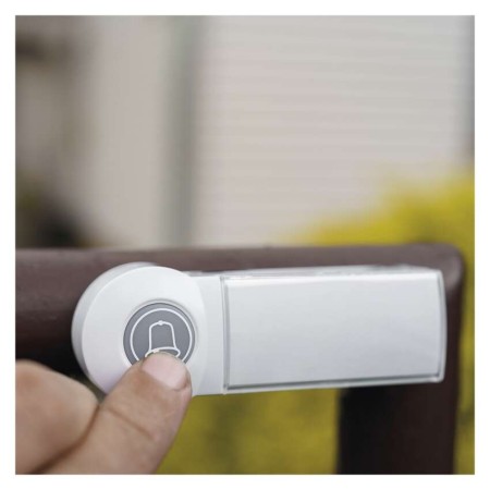 Campanello Senza Fili Bianco 100m 75dB a Batterie | EMOS P5723