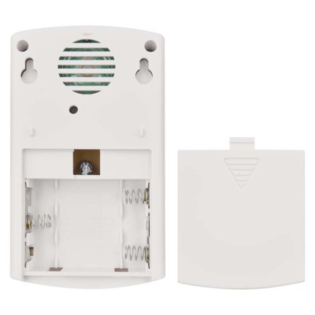 Campanello Senza Fili Bianco 100m 75dB a Batterie | EMOS P5723