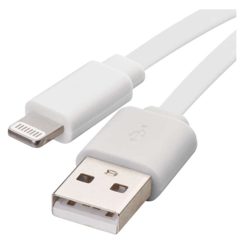 cavo usb-a a lightning mfi 1m bianco emos sm7013w