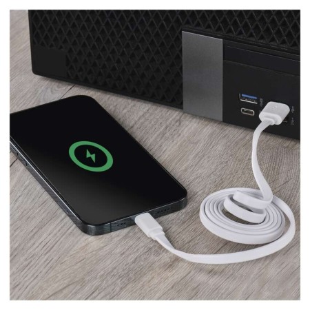 Cavo USB-A a Lightning 2.0 i16P 1m Bianco – Ricarica e Trasferimento Dati Certificato MFi | EMOS SM7013W