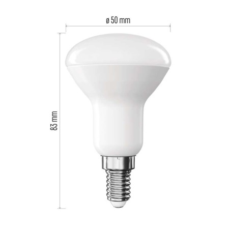 Lampadina LED R50 E14 4.2W (40W) 470lm 2700K Luce Calda | Emos ZQ7E21