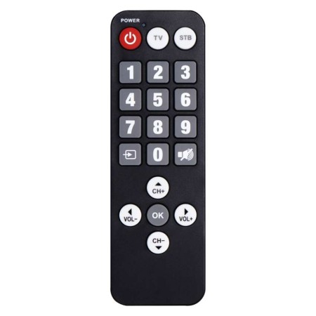 Telecomando EMOS J50989 Semplificato per Decoder EM190, EM190-S, EM190L – Tasti Grandi