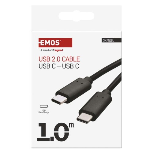 Cavo USB-C 1m 100W a USB-C Nero –... Cavo USB-C 1m 100W a USB-C Nero –...