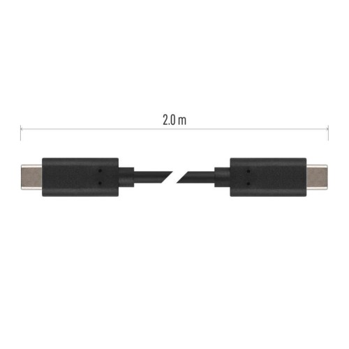 Cavo USB-C 2m 100W a USB-C Nero –... Cavo USB-C 2m 100W a USB-C Nero –...