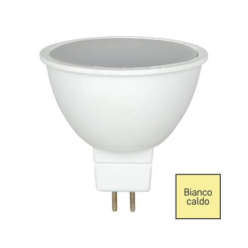 lampadina led mr16 12v 6w 3000k 600lm luce calda dicroica | INTEC KLASSIC-MR16-6C