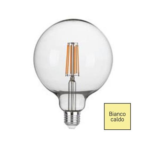 lampadina led globo g125 e27 16w 2300lm 2700k luce calda | LUXA-E27G125-16C